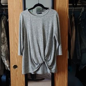 Ladies tunic length sweater